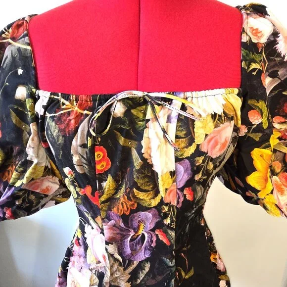 Selkie Fete des Fleurs Floral Mini Day Dress NWT - Picture 5 of 6